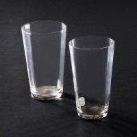 Komplet 2 szklanek o prostej formie